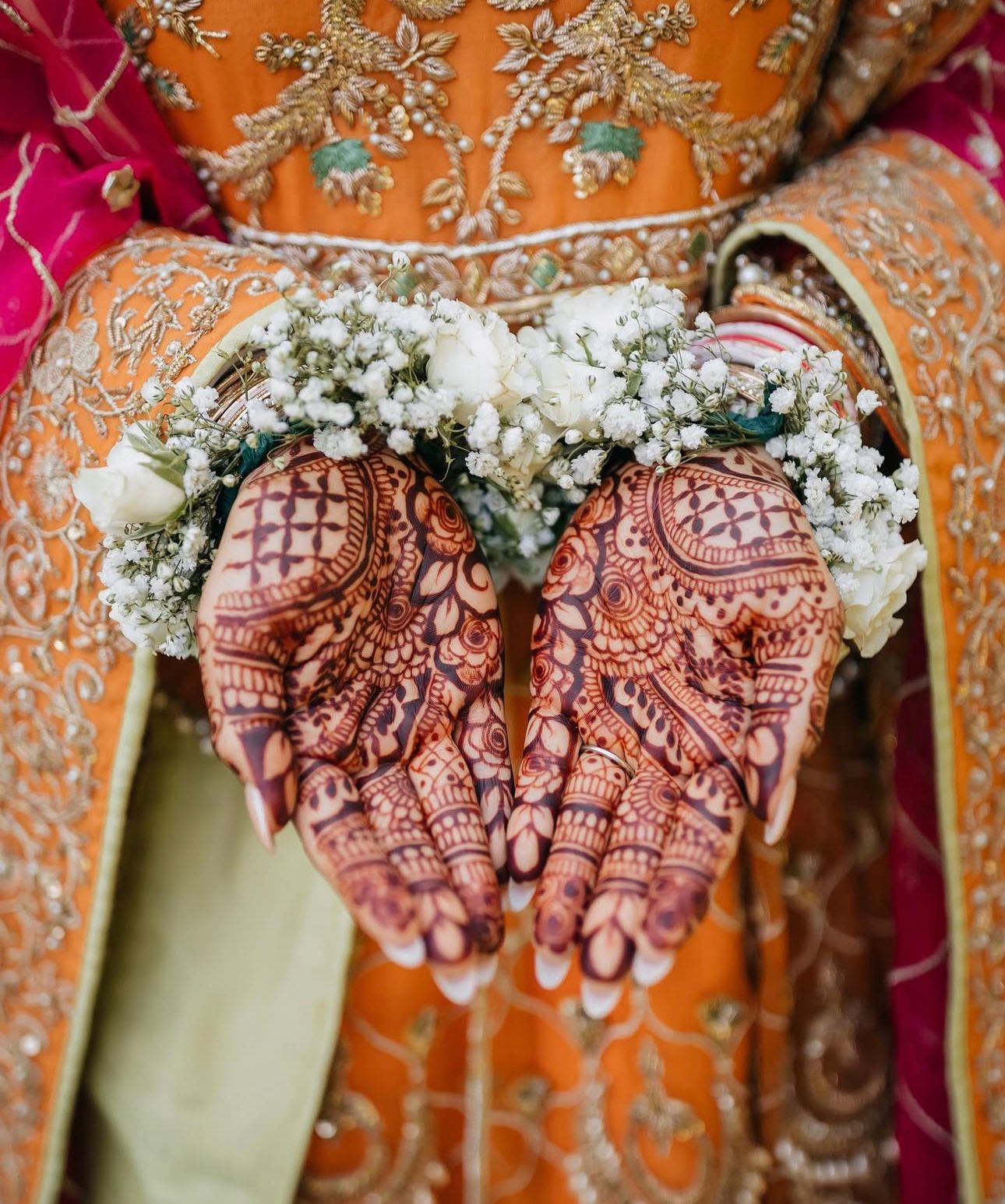 Bridal henna mehndi