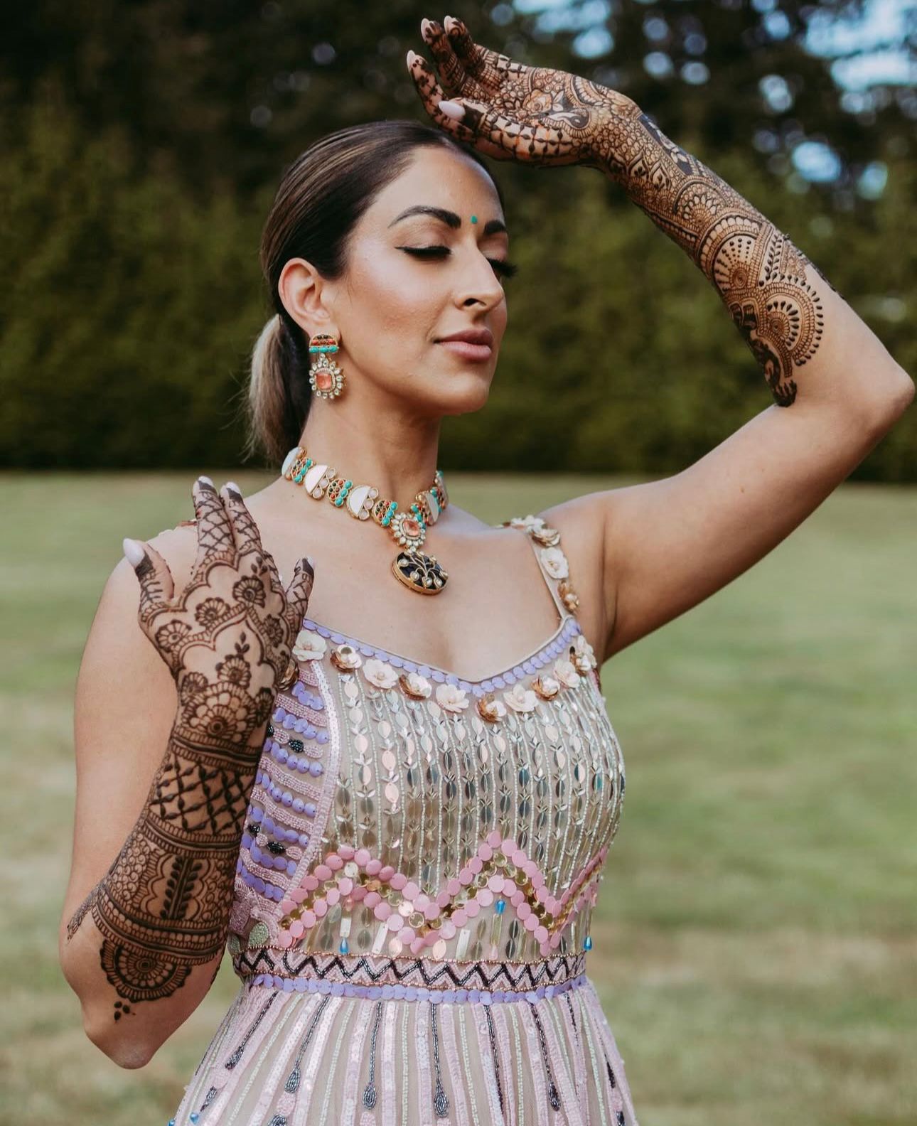 Bridal henna mehndi